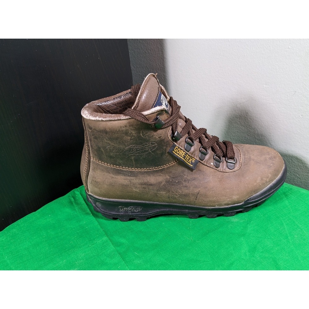 Vasque Sundowner Leather Boots GoreTex Skywalk 7935 Made in Italy Mens Size 5.5 - Picture 5 of 9